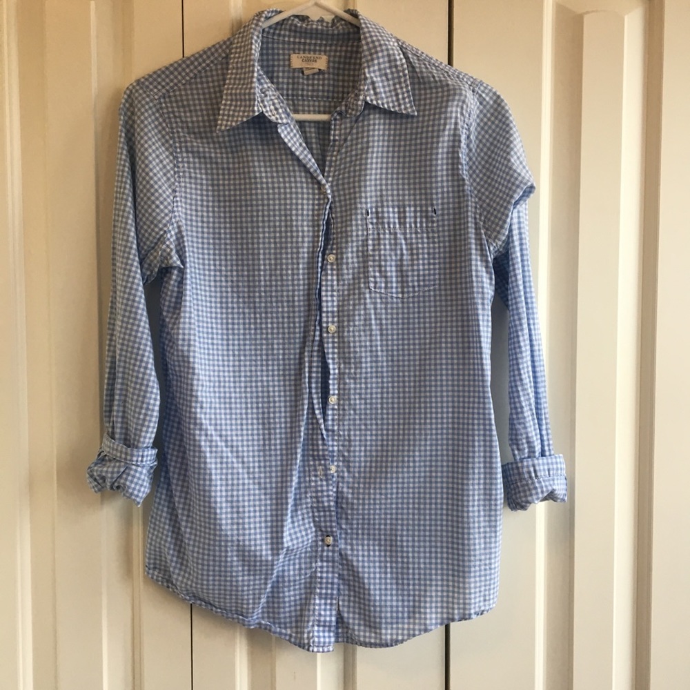 Blue Gingham Button Down